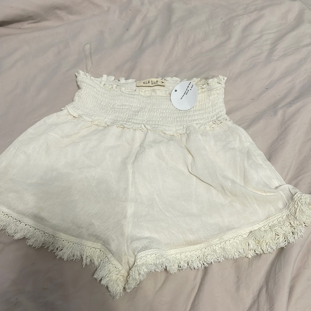 ILLA ILLA shorts with fringe size small
